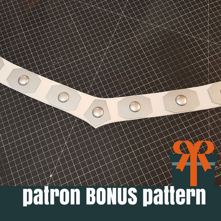 fichier 3D des plaques de la ceinture de Leia + patron de ceinture en bonus, by juliechantal