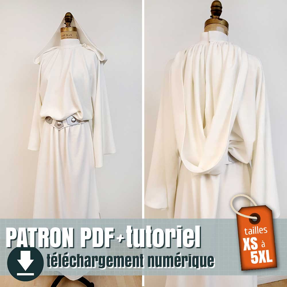 Princess Leia costume pattern. Available sizes: XS to 2XL juliechantal Princess Leia costume pattern. Available sizes: XS to 2XL juliechantal