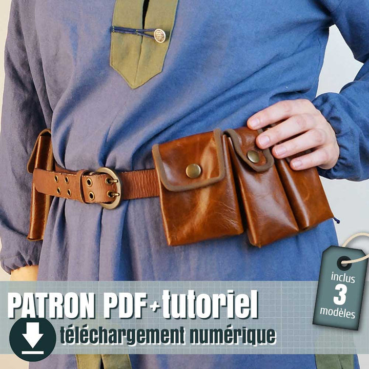 patron de pochette à ceinture, by juliechantal