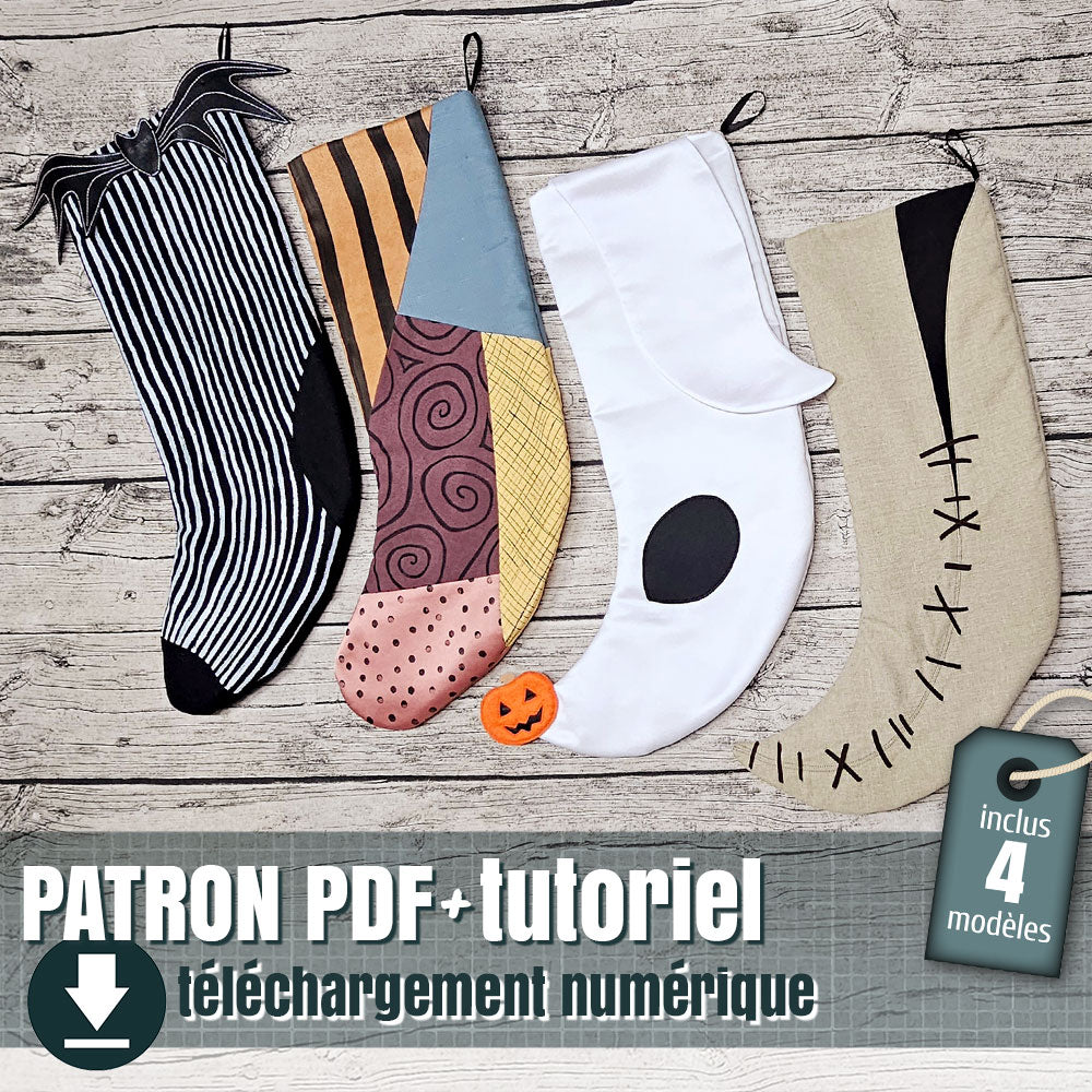 patron de bas de Noël, Étrange Noël de M. Jack, by juliechantal