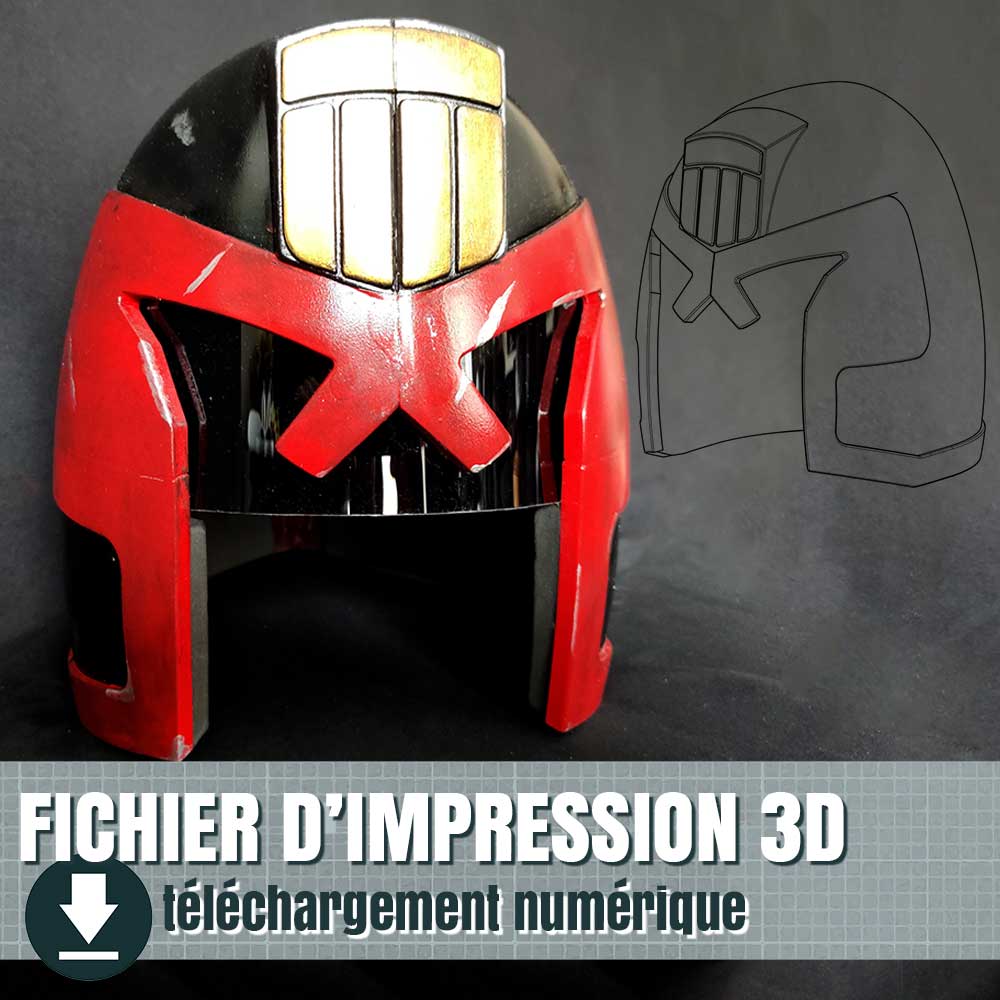 buy judge dredd motorcycle helmet 3D print file. Judge Dredd Helmet – juliechantal