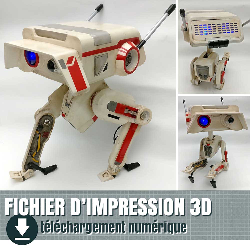 fichier 3D du Droid BD1, by goose props