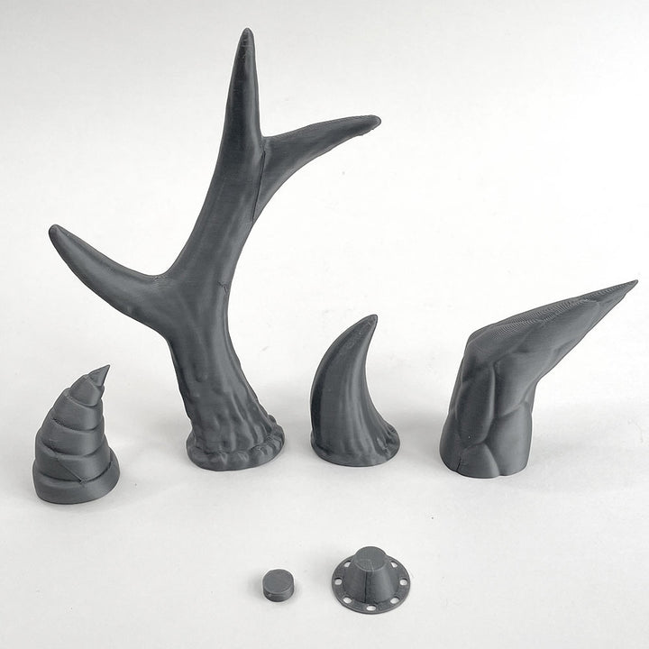 Bundle de fichiers 3D - Petites cornes, by floeur creations