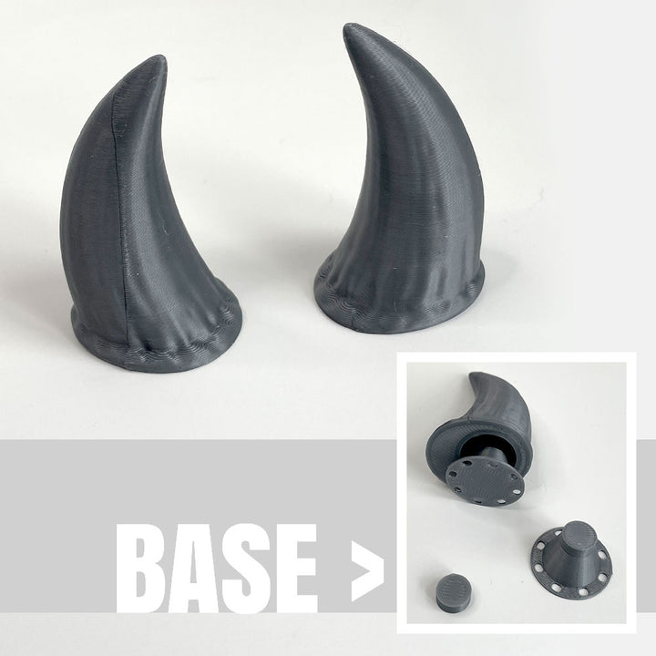 Bundle de fichiers 3D - Petites cornes, by floeur creations