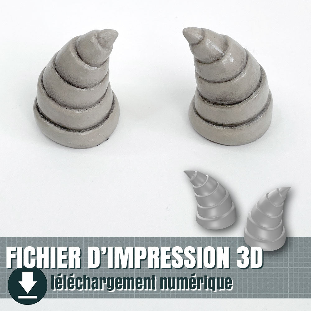 Fichiers 3D de corne d'Eri, by floeur creations