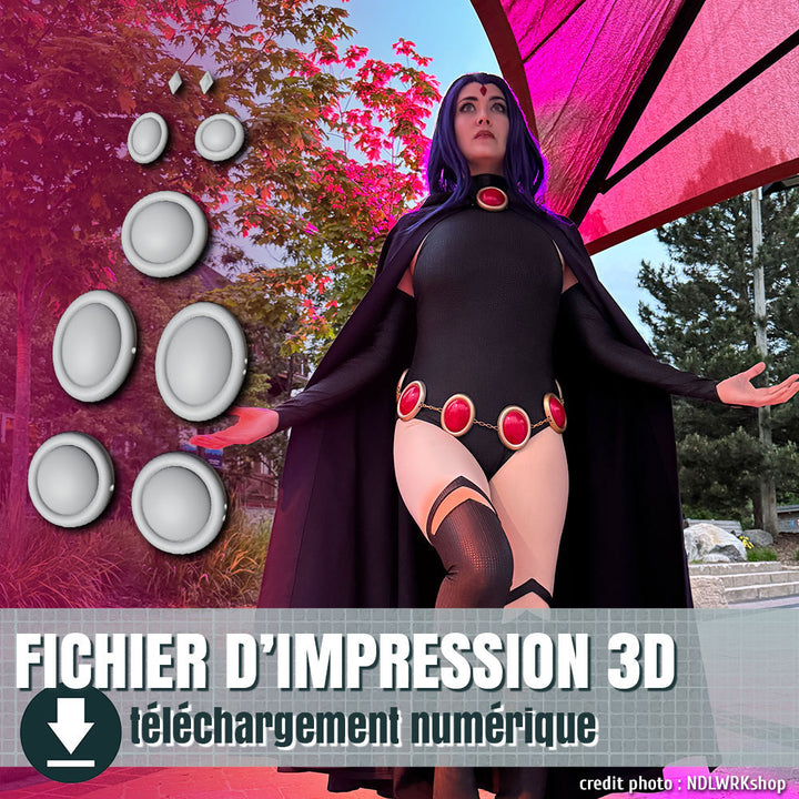 Fichiers 3D des accessoires de Raven
