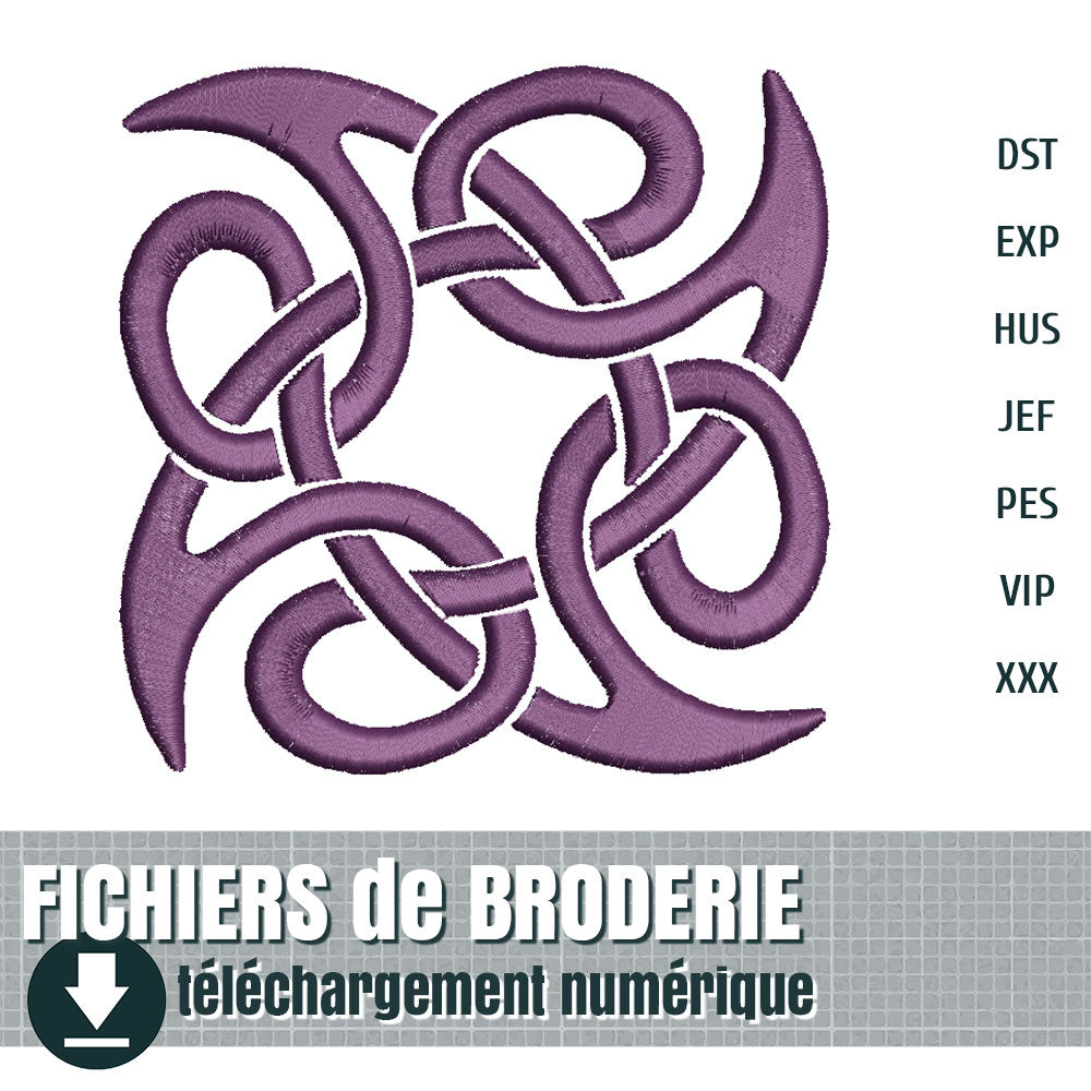 fichier de broderie : noeud carré celtique, by juliechantal