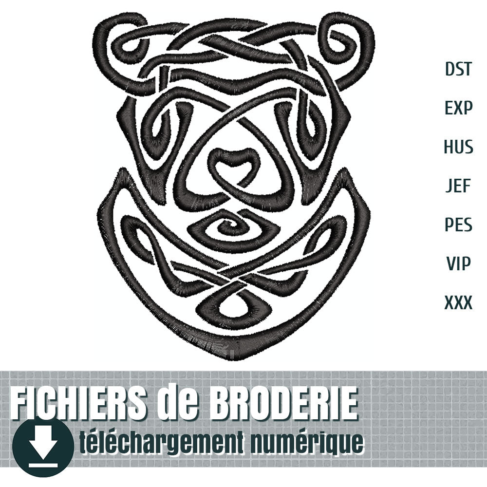 fichier de broderie : ours viking, by juliechantal