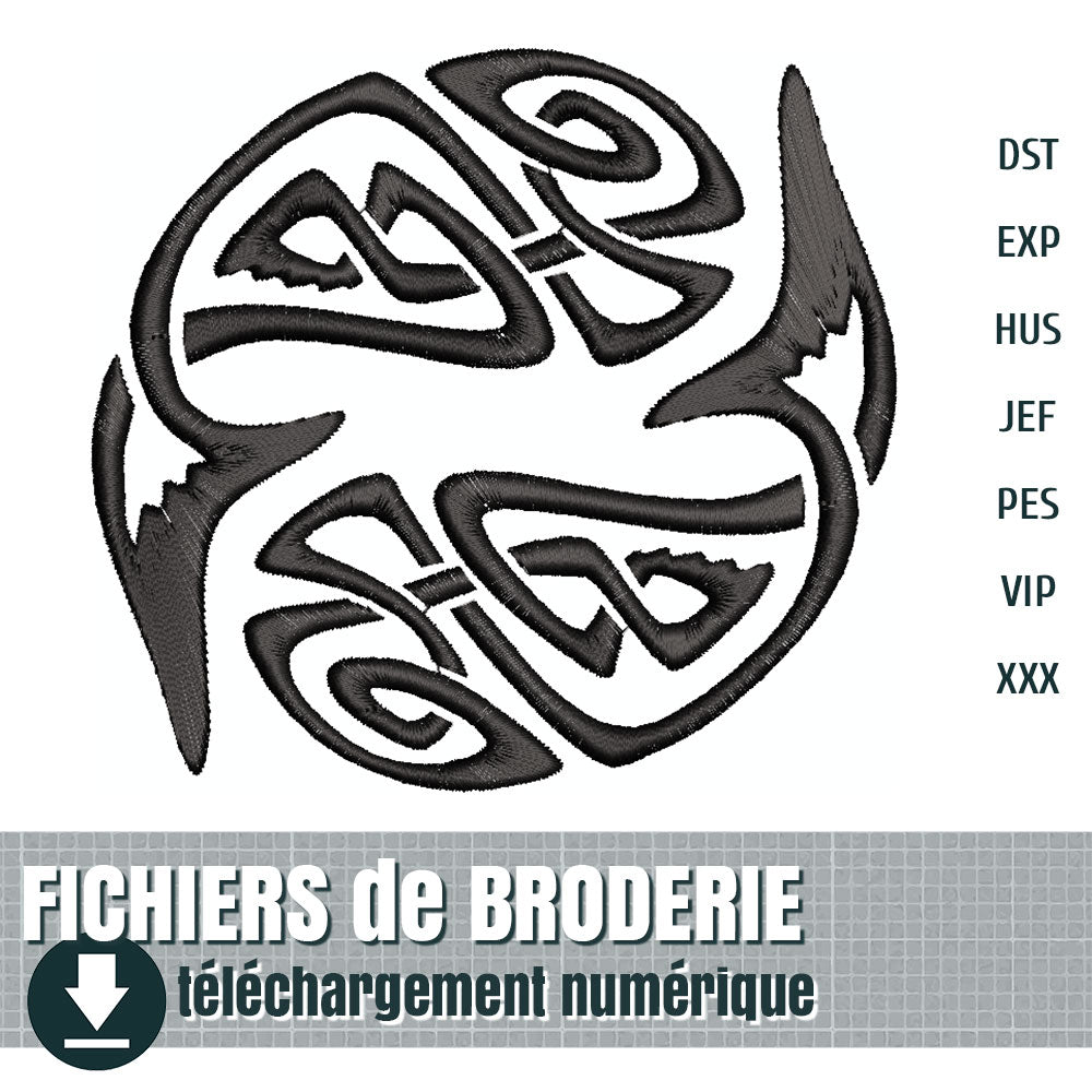 fichier de broderie : poisson viking, by juliechantal