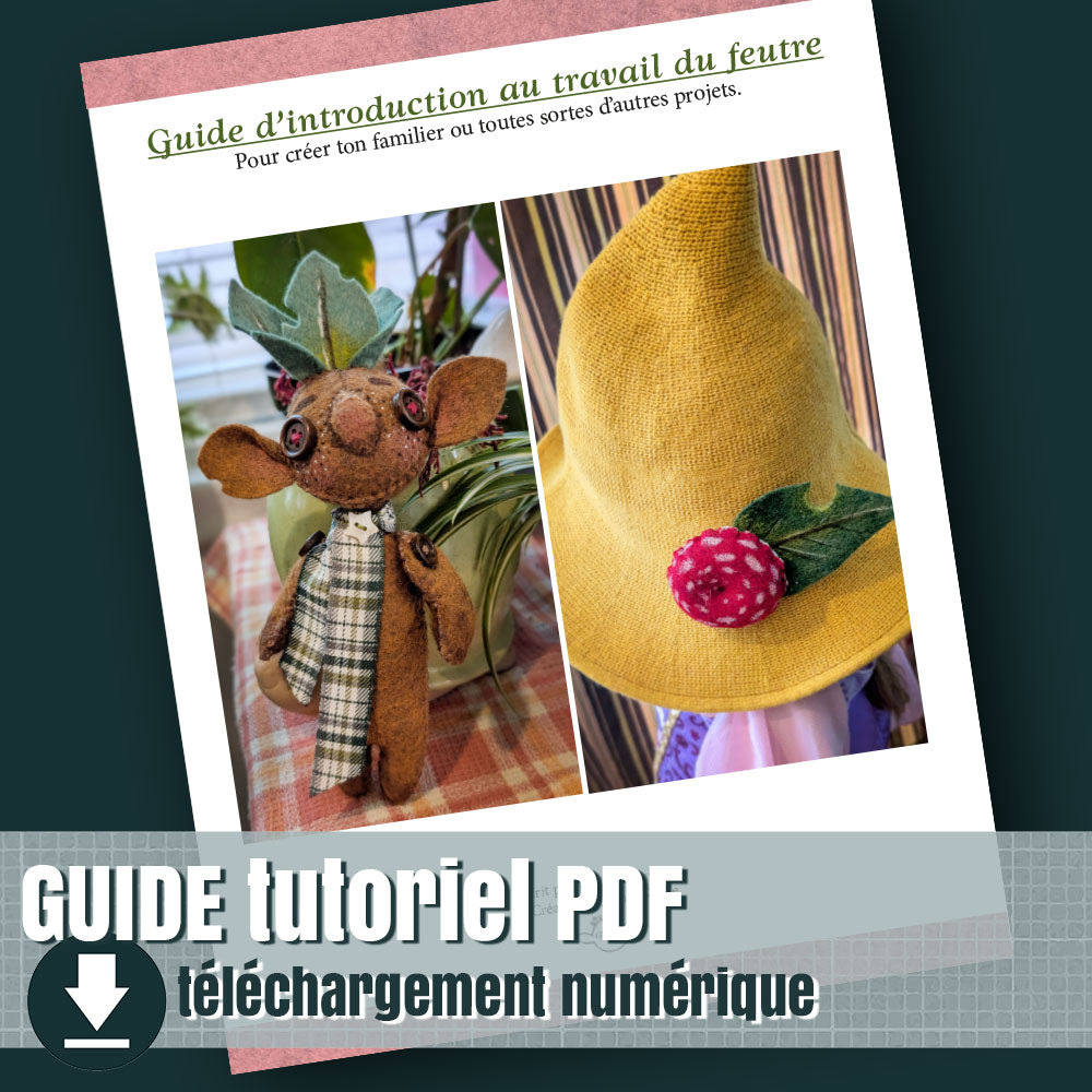 Guide d'introduction au travail du feutre, by feutrologie