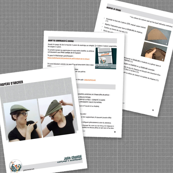 pattern of archer hat