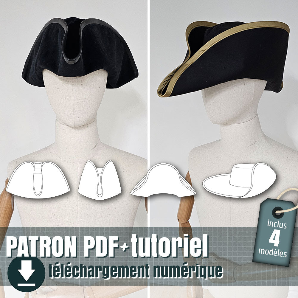 patron de chapeau de pirate, by juliechantal