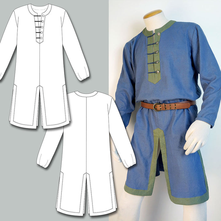 patron de tunique style viking, by juliechantal