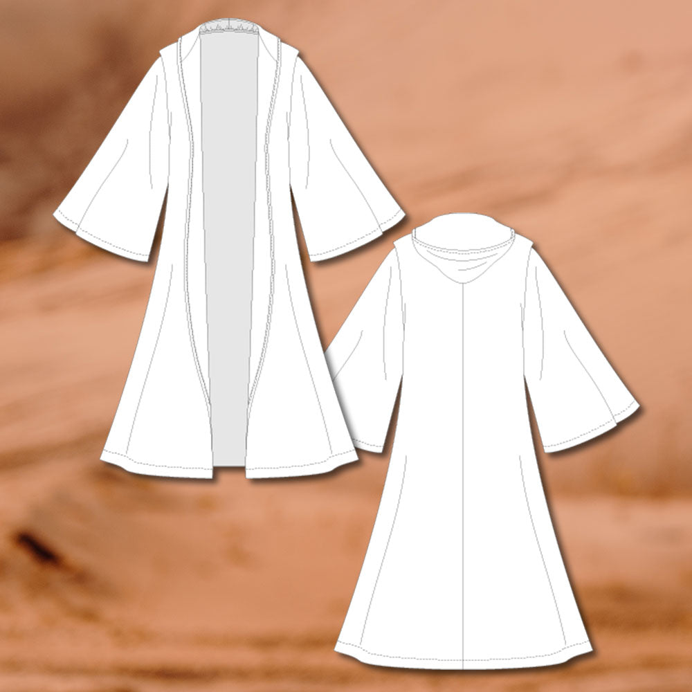 Jedi's outer robe pattern. Available sizes: XS to 2XL – juliechantal