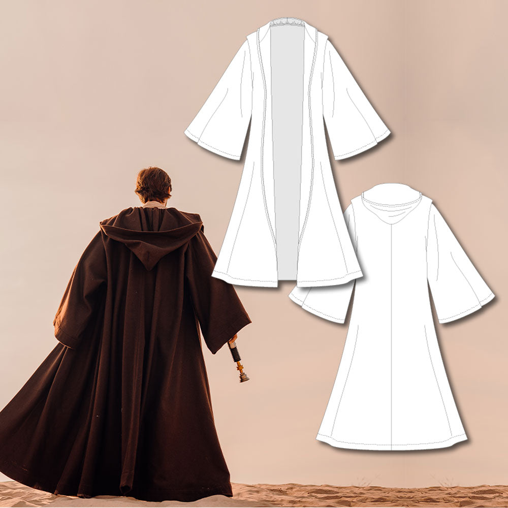 Jedi costume pattern. Available sizes: XS to 5XL – juliechantal