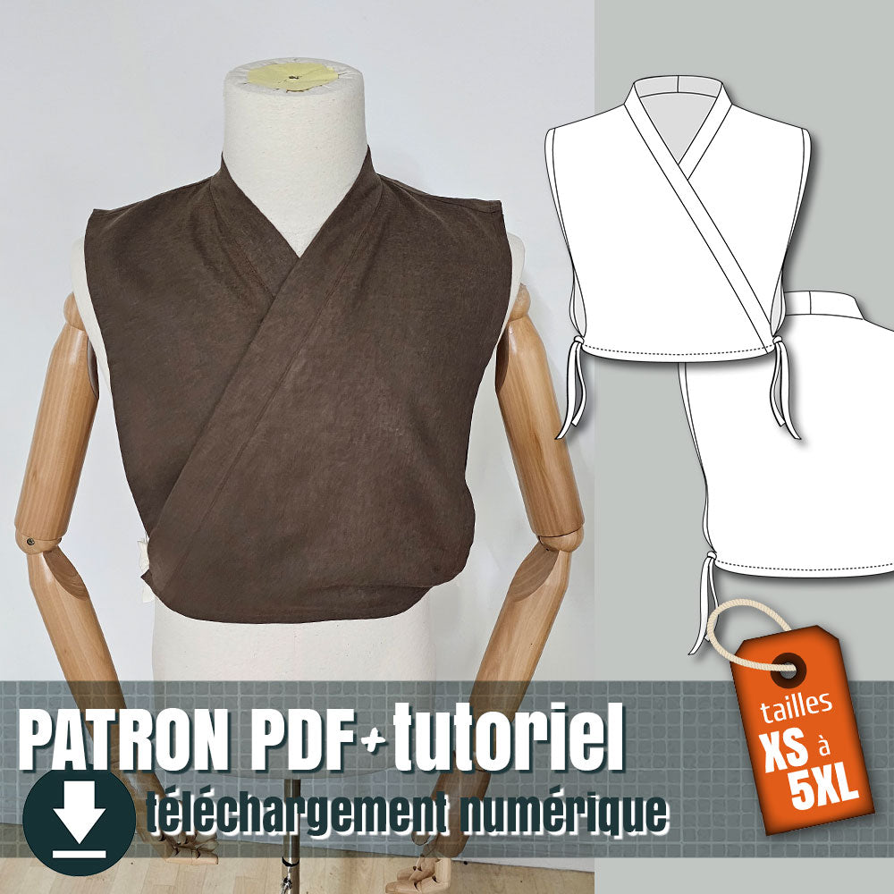 Jedi's undertunic pattern. Available sizes: XS to 5XL – juliechantal