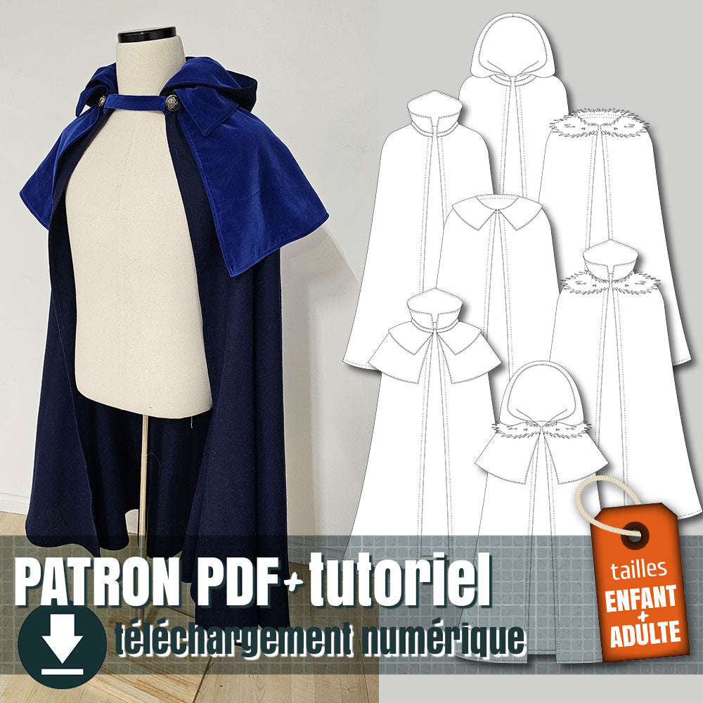 patron de cape polyvalente, by juliechantal