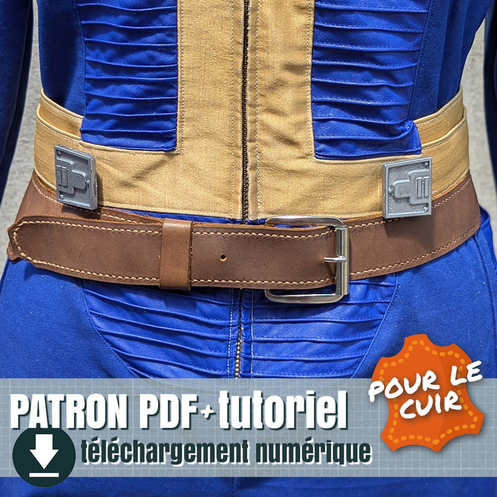 Lucy's leather belt pattern
