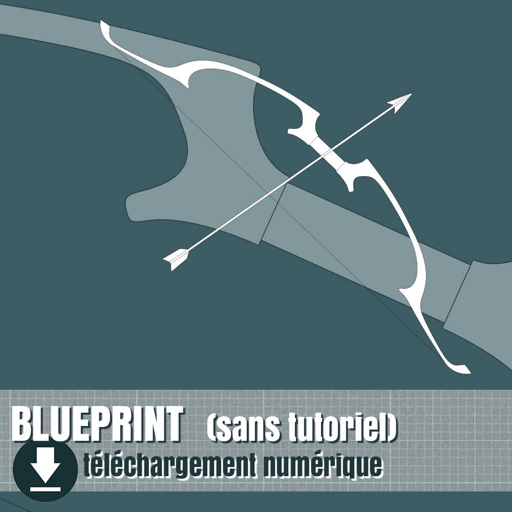 Blueprint de l'arc et la flèche de Vex'ahlia, by juliechantal