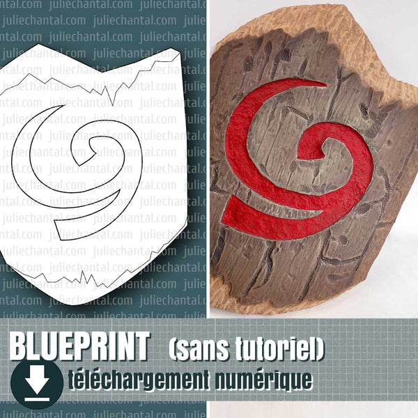 Blueprint of the Deku shield – juliechantal