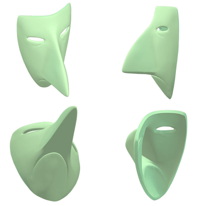 Fichiers 3D du masque de Shock, by floeur creations