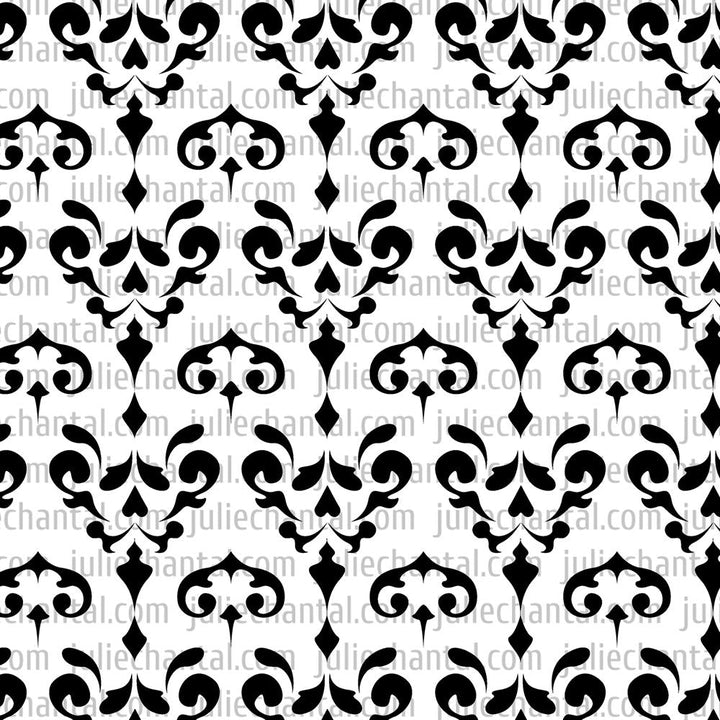 Template of Baroque pattern