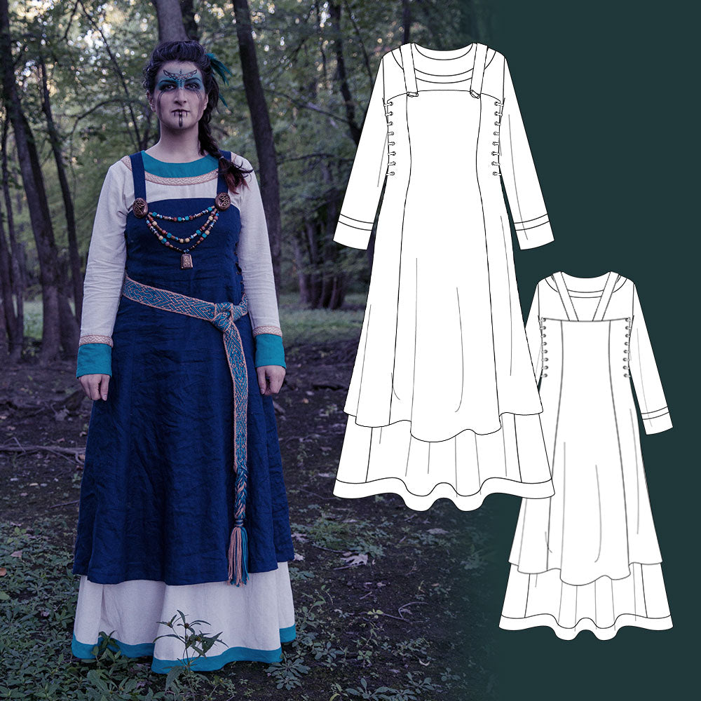 viking style dress pattern